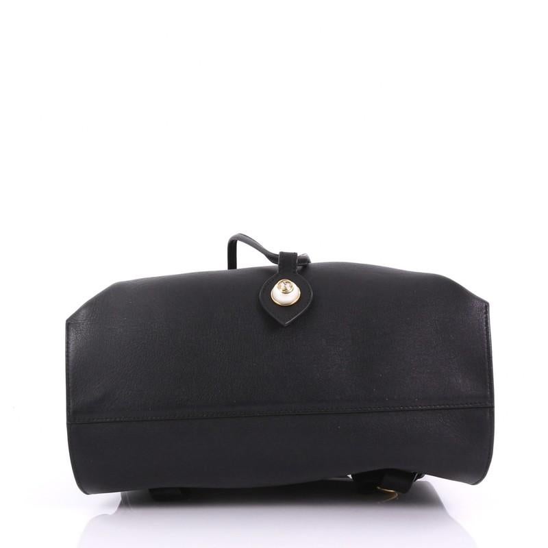 Black Gucci Animalier Malin Backpack Studded Leather Medium