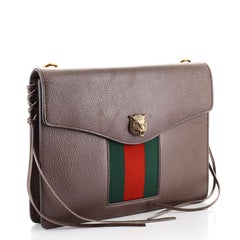 Gucci Animalier Web Chain Shoulder Bag Leather Small