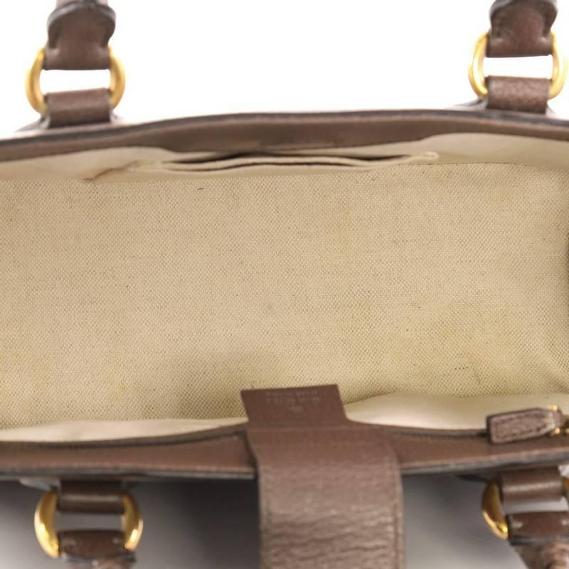 Gucci Animalier Web Top Handle Tote Leather Medium 3