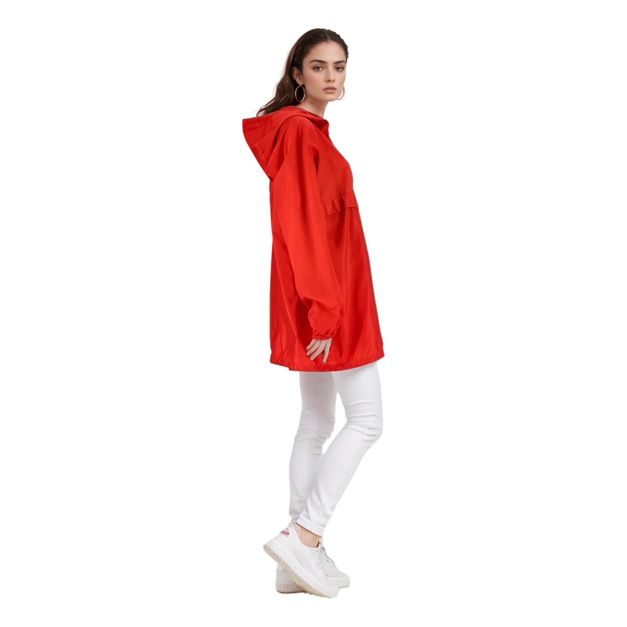 Gucci Anorak Jacket With Logo Patch Pour femmes en vente