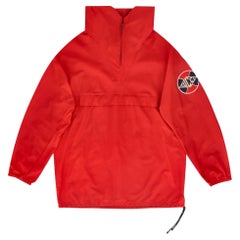 Giacca a vento Gucci con toppa logo