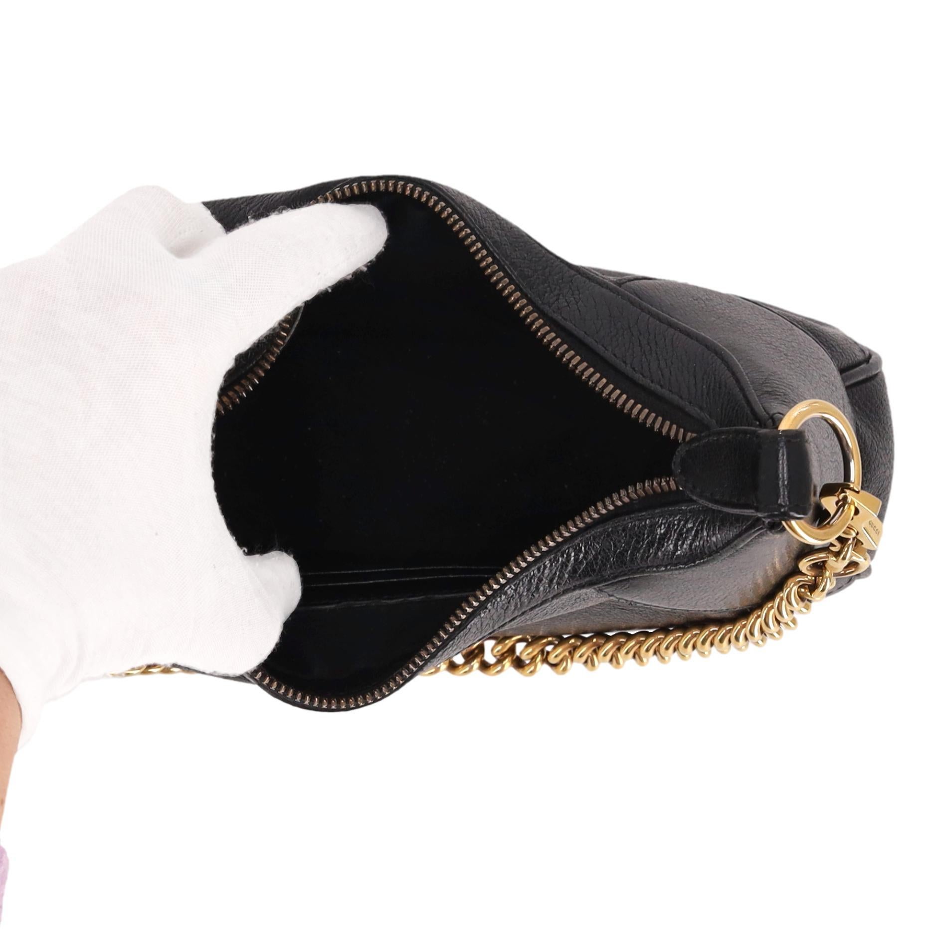 Gucci Aphrodite Kleine Umhängetasche aus Leder im Angebot 2