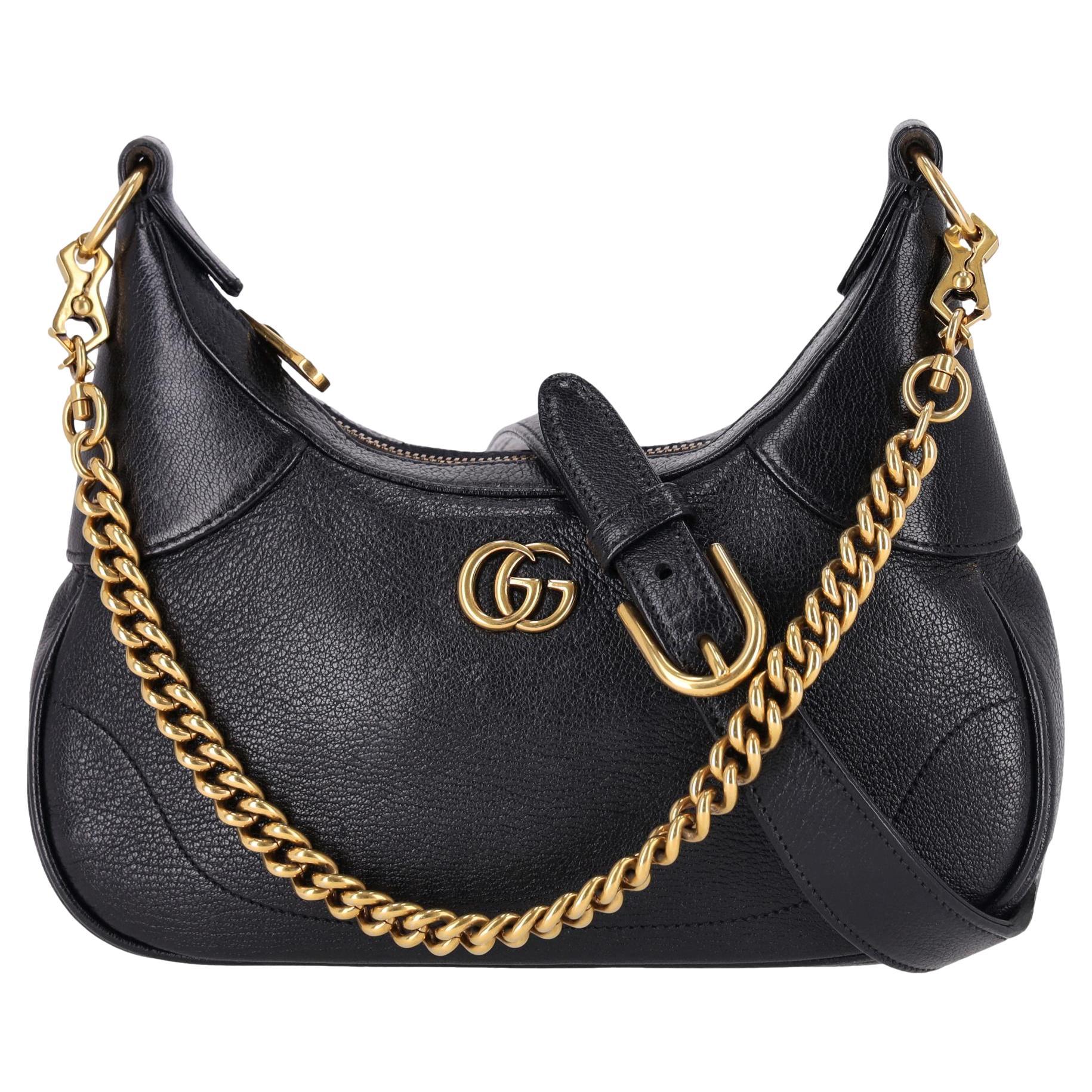 Gucci Aphrodite Kleine Umhängetasche aus Leder