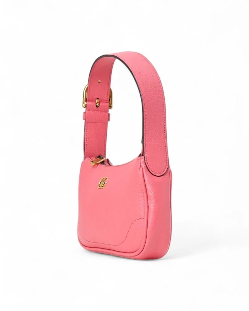 Pink Gucci Aphrodite Mini Martellata Rose en vente