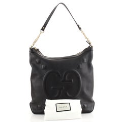 Gucci Apollo Hobo GG Embossed Calfskin Medium