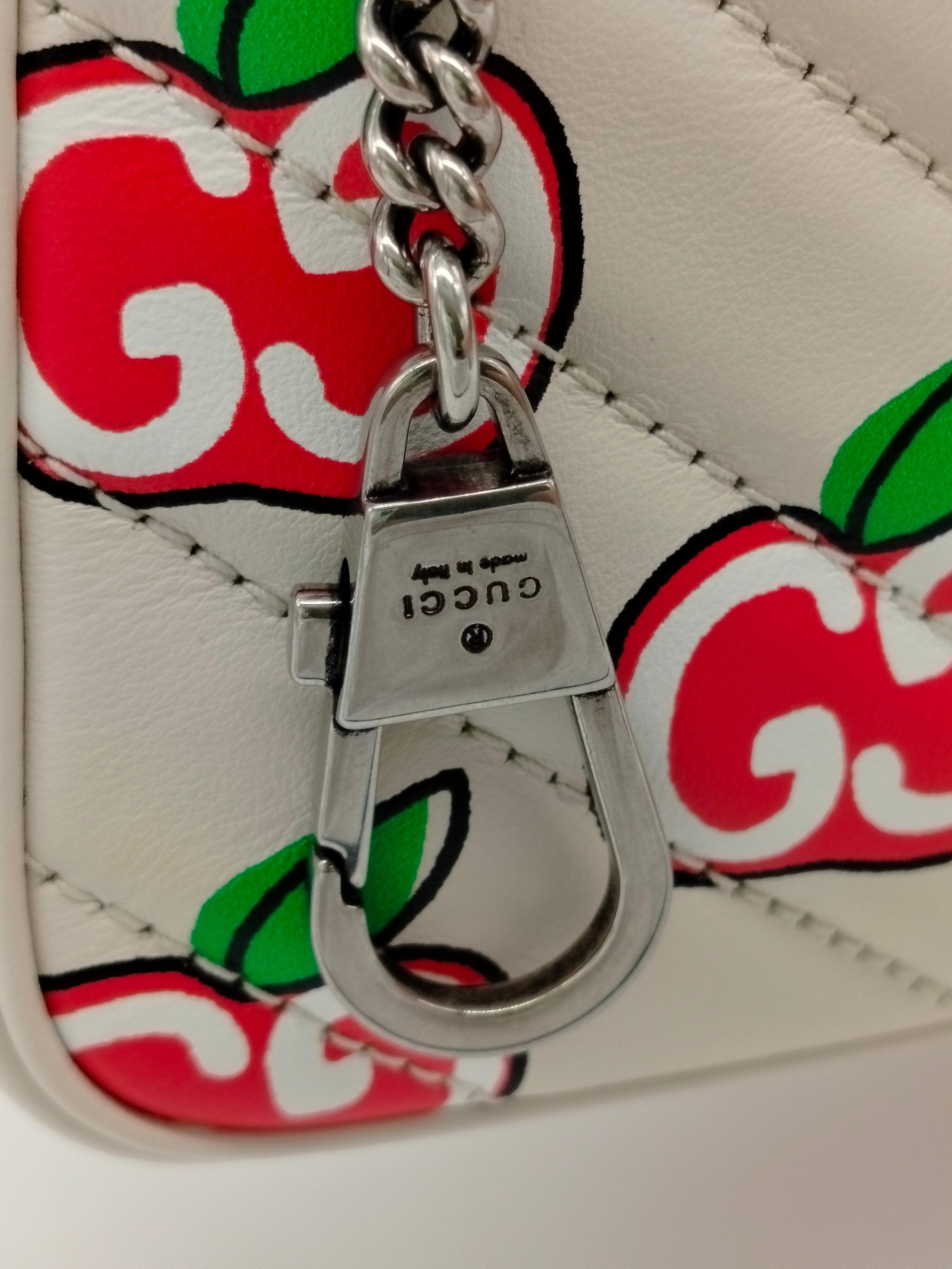 Gucci Apple Monogram Supermini Marmont Bag - '10s For Sale 3