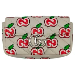 Gucci Apple Monogram Supermini Marmont Bag - '10s