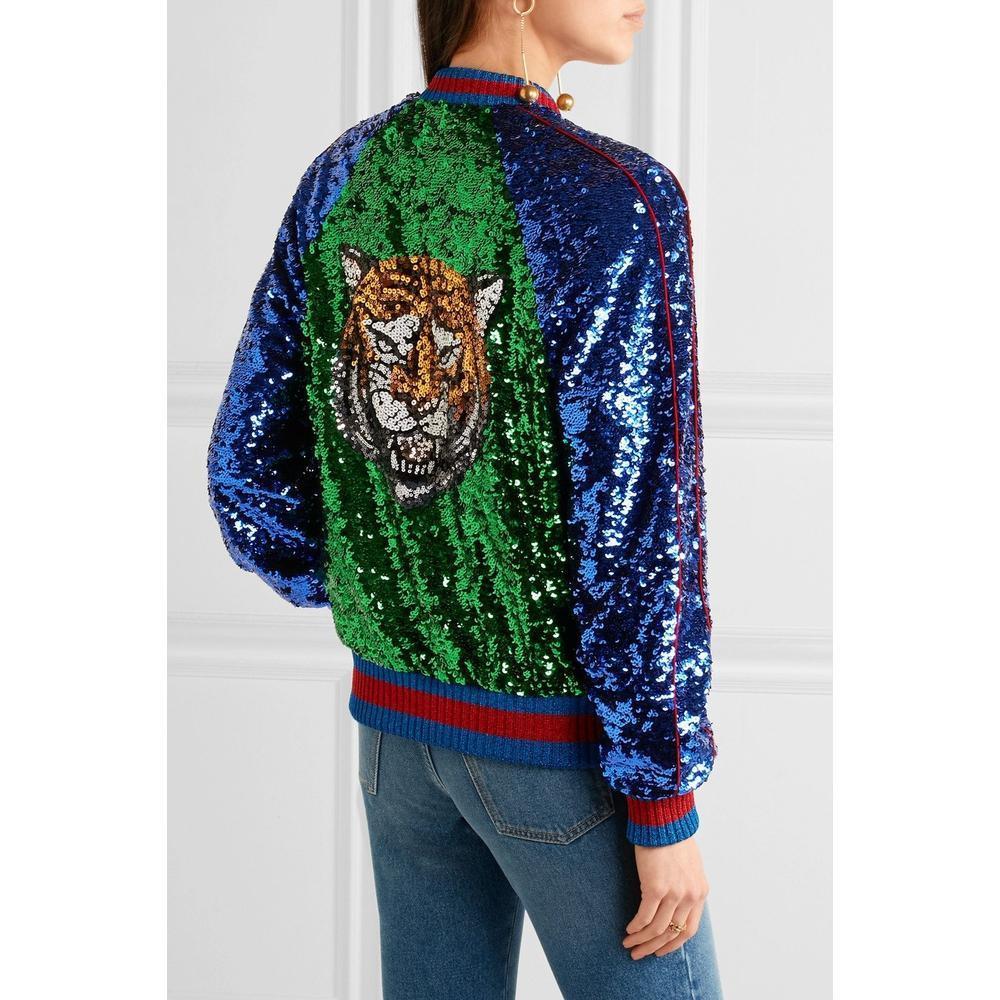 green sequin reputation jacket