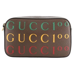 Gucci Aria 100th Anniversary Belt Bag Printed Leather