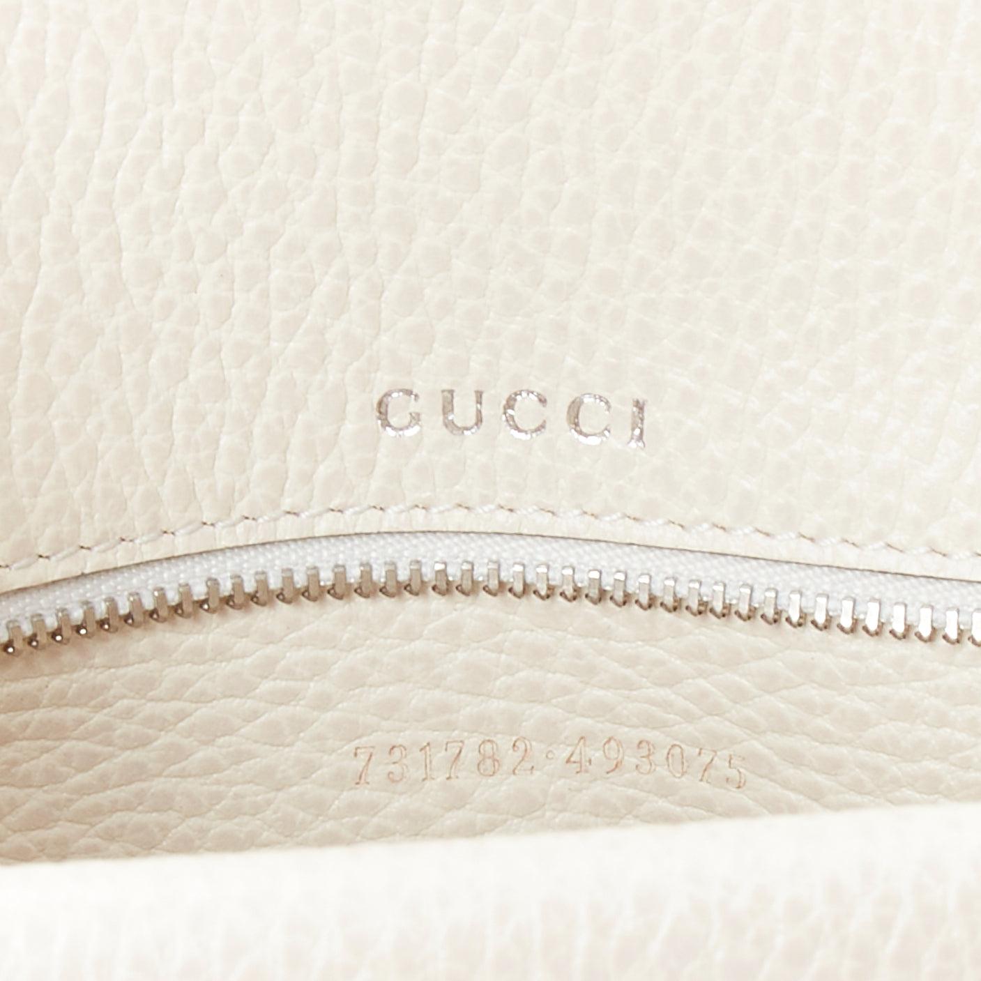 GUCCI Aria Marmont cream matelasse leather GG chain shoulder bag 5