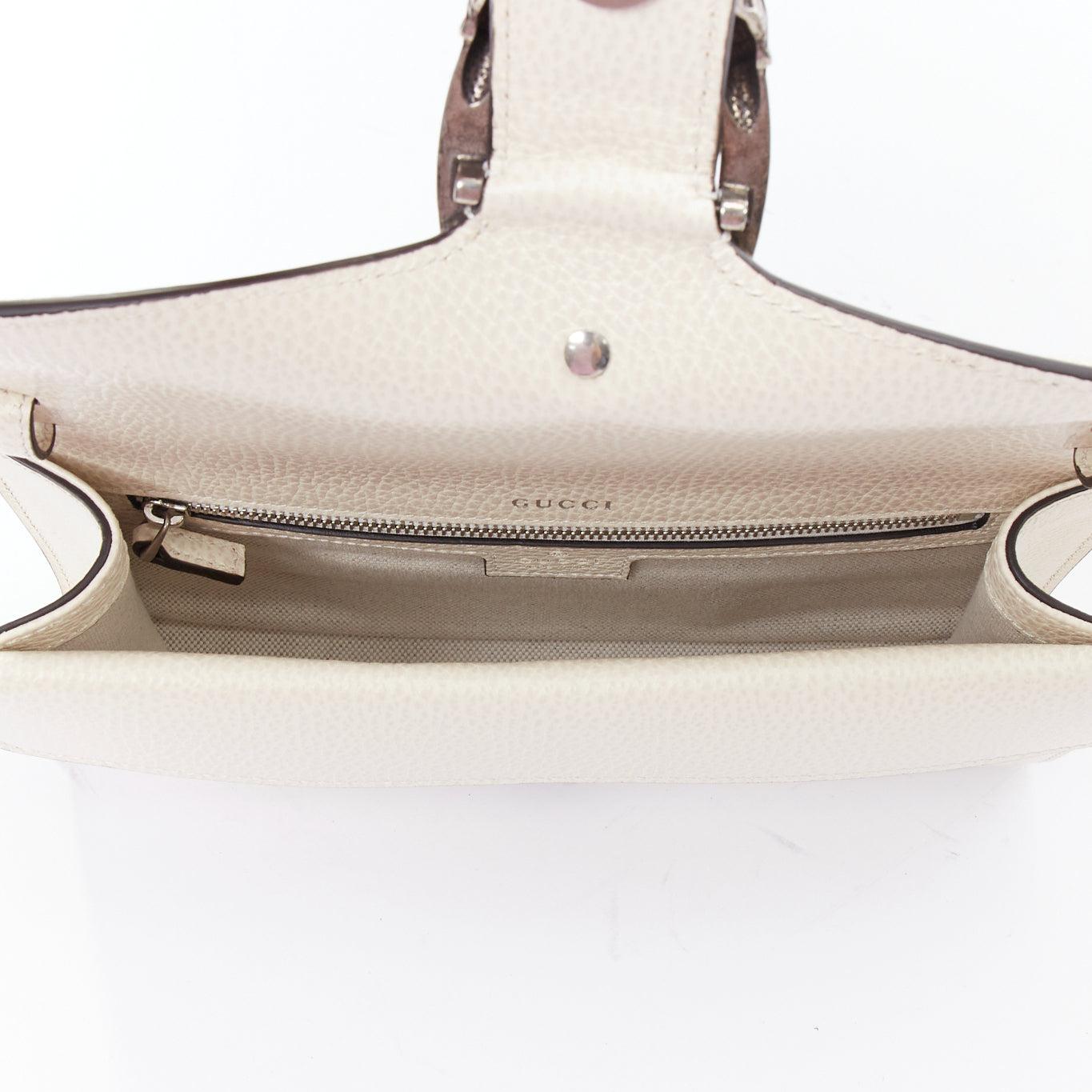 GUCCI Aria Marmont cream matelasse leather GG chain shoulder bag 3