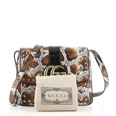 Gucci Arli Shoulder Bag Embellished Python Medium