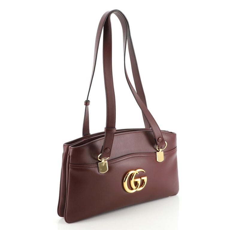 Gucci Arli Top Handle Bag Leather Large at 1stDibs