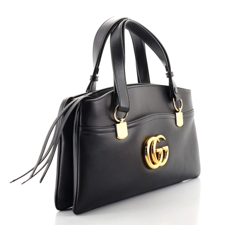 Gucci Arli Top Handle Bag Leather Large at 1stDibs