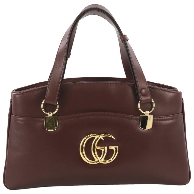 Gucci Arli Top Handle Bag Leather Large at 1stDibs