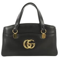 Gucci Arli Top Handle Bag Leather Large