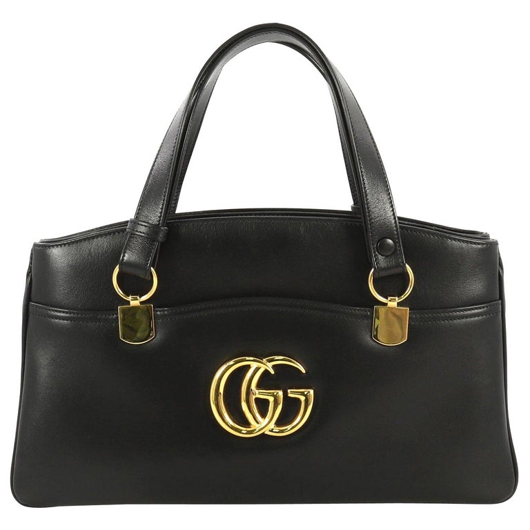 Gucci Arli Top Handle Bag Leather Large at 1stDibs