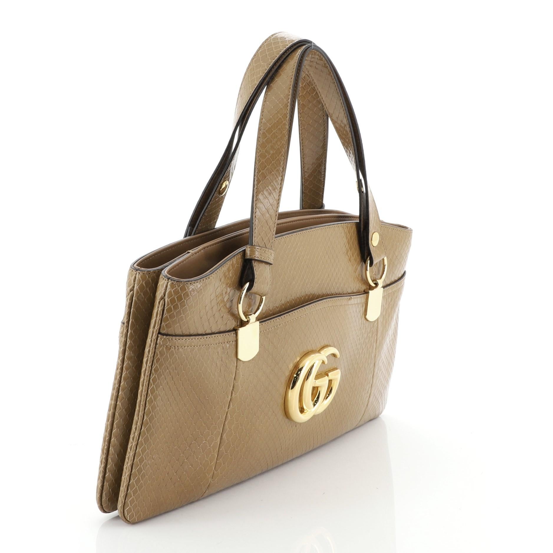gucci arli large top handle bag