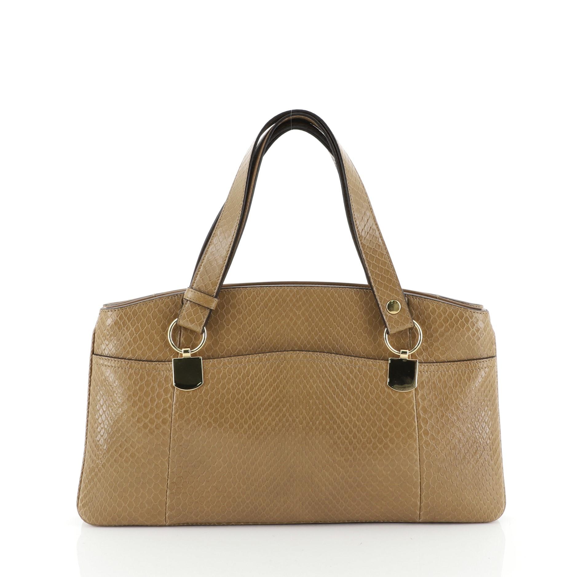 gucci arli python bag