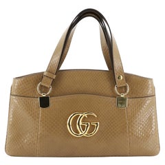 Gucci Arli Top Handle Bag Python Large
