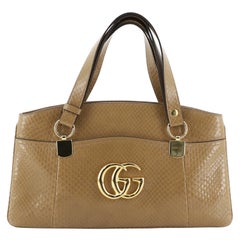 Gucci Arli Top Handle Bag Python Large 