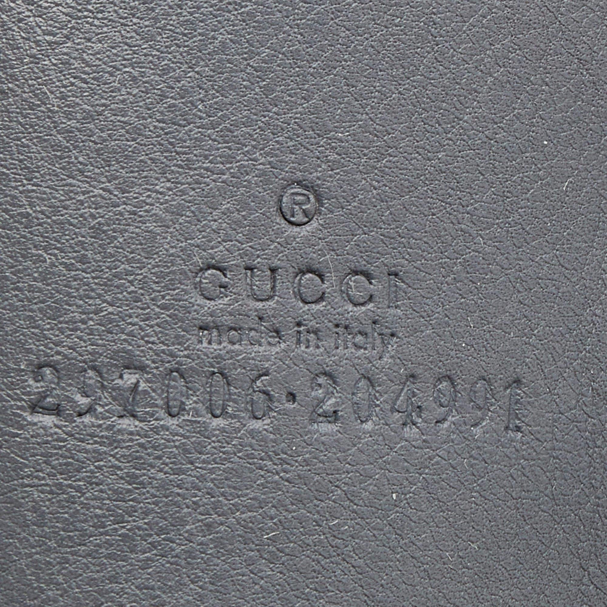 Gucci Ash Grey Leather Tassel Horsebit Tote 1