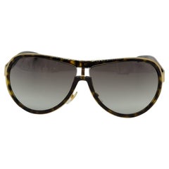 Gafas de sol de aviador Gucci  en color dorado con logotipo en ambos lados