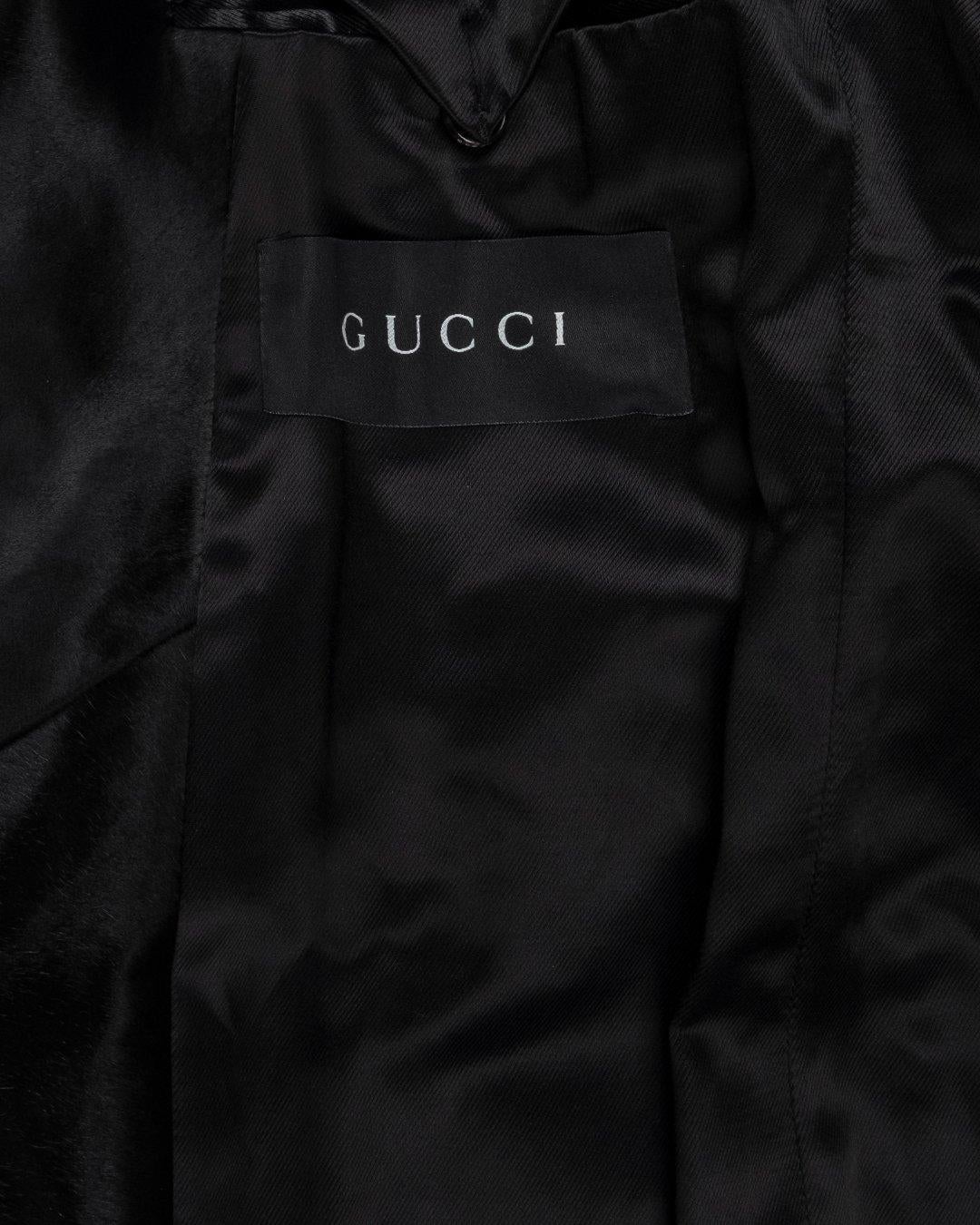 Gucci AW2005 Pony-Hair Evening Jacket In Excellent Condition For Sale In Beverly Hills, CA