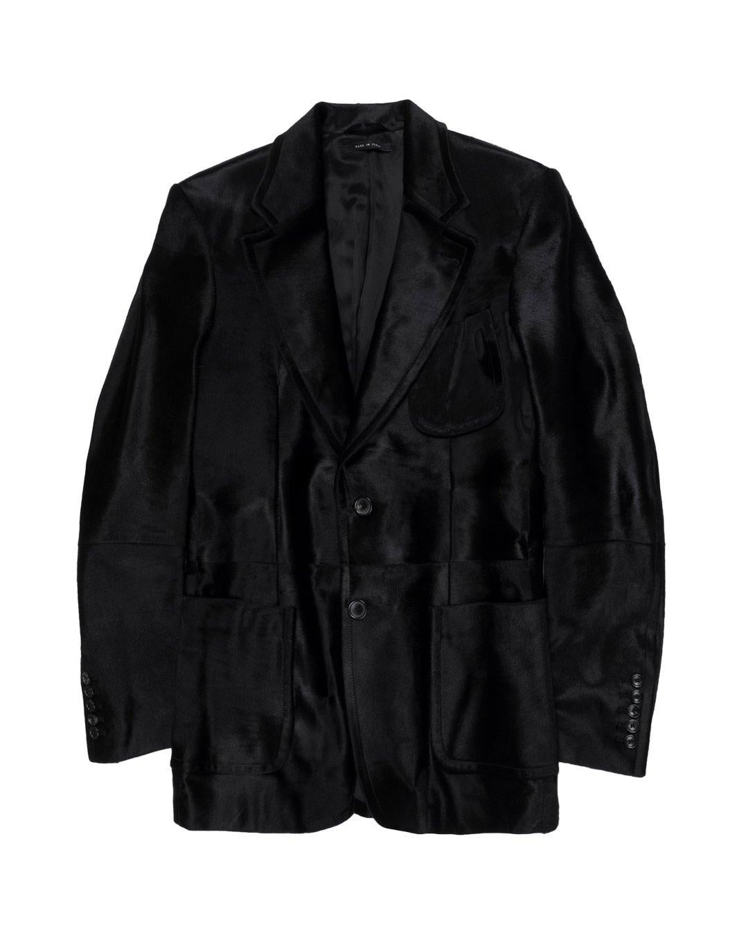 Men's Gucci AW2005 Pony-Hair Evening Jacket For Sale