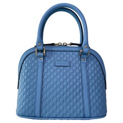 Gucci Baby Blue Microguccissima Mini-Kuppeltasche (449654)