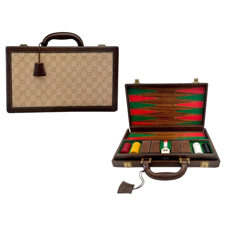 Gucci Backgammon - 3 For Sale on 1stDibs | gucci backgammon board, vintage  gucci backgammon, gucci board game