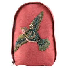 Gucci Backpack Embellished Wool Medium