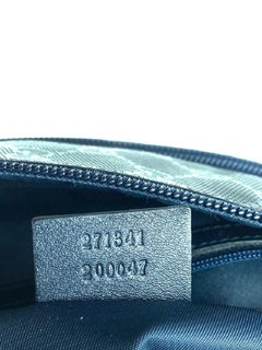 Gucci Backpack Imprime Rolling Trolley Gg 4g615 Blue Patent Leather Travel Bag