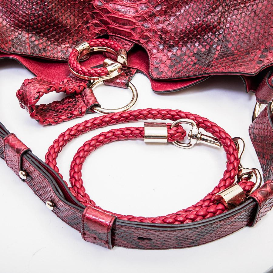 GUCCI Bag In Red Python For Sale 7