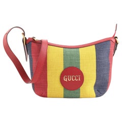 Gucci Baiadera Shoulder Bag Striped Canvas