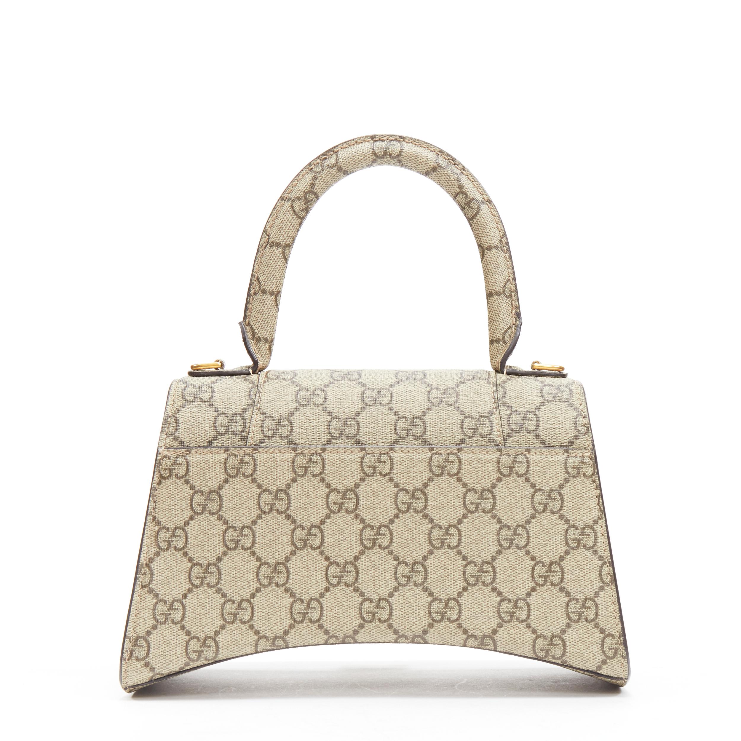 Women's GUCCI BALENCIAGA Hourglass Hacker Project Runway GG B buckle crossbody bag For Sale