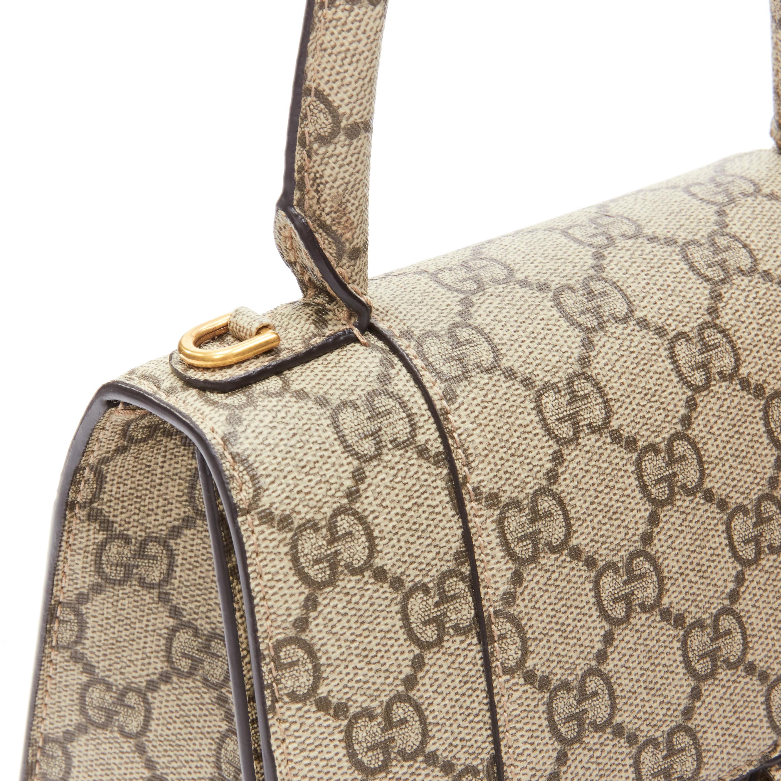 GUCCI BALENCIAGA Hourglass Hacker Project Runway GG B buckle crossbody bag For Sale 2