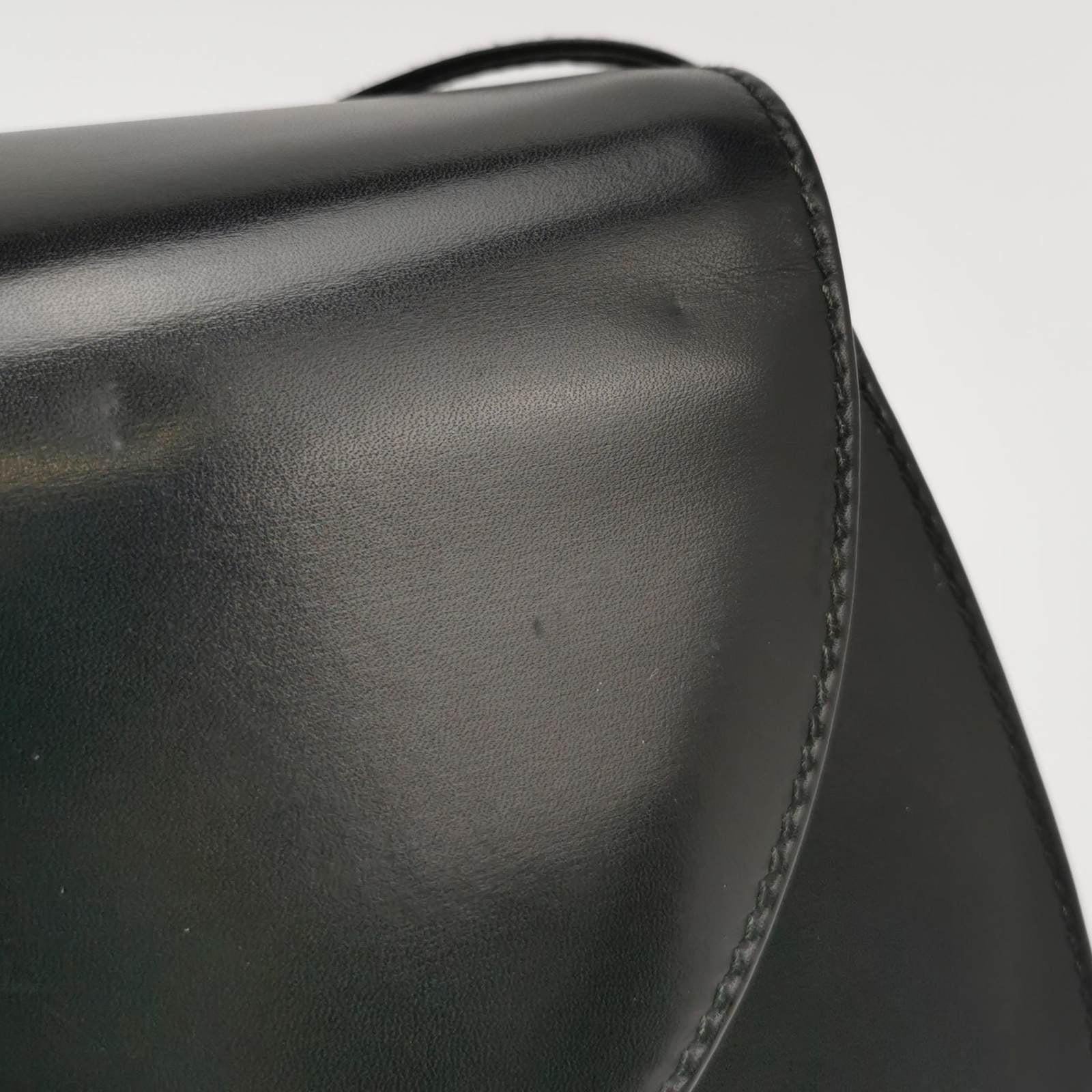 Gucci Bamboo 1947 Black Leather Medium Crossbody Bag 7