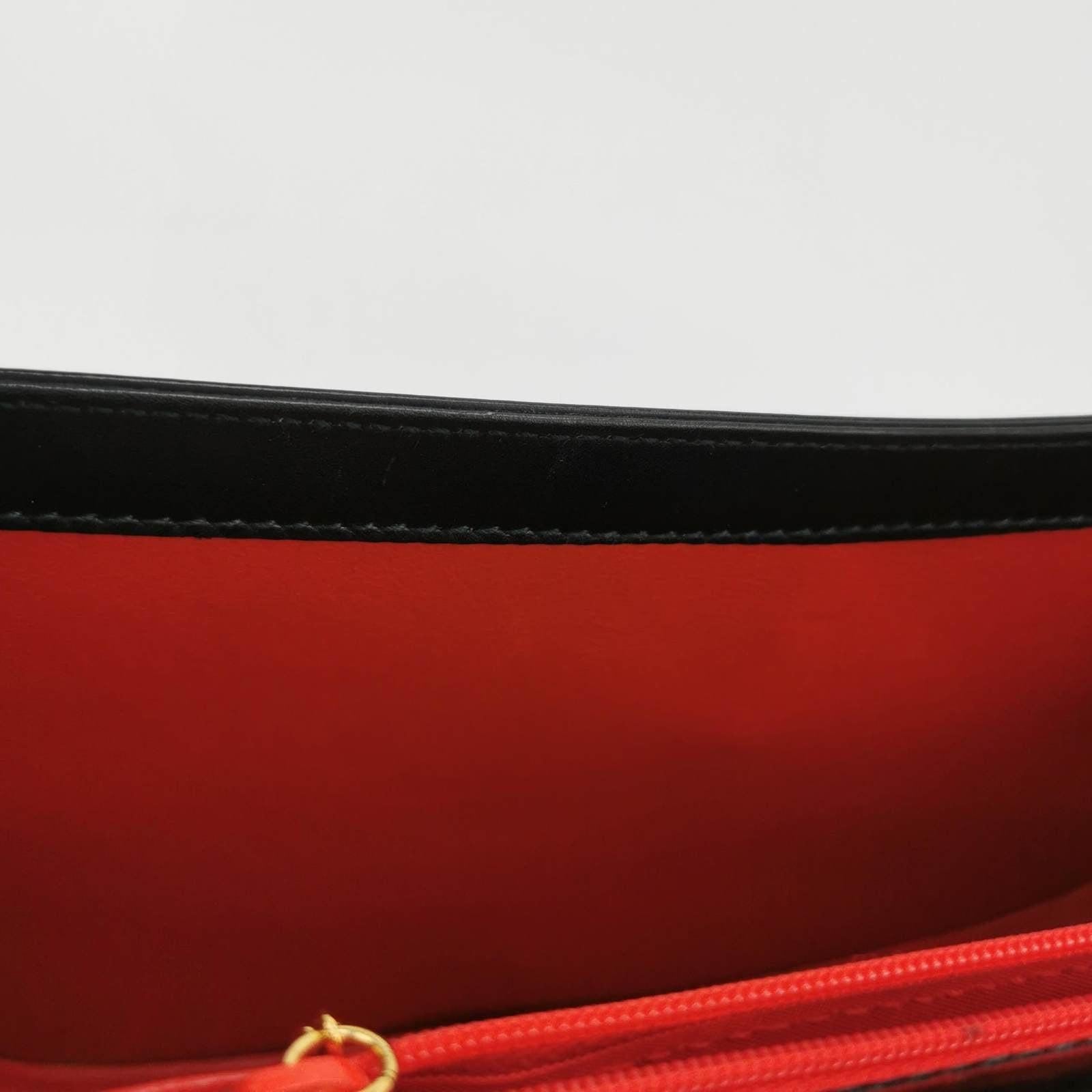 Gucci Bamboo 1947 Black Leather Medium Crossbody Bag 8