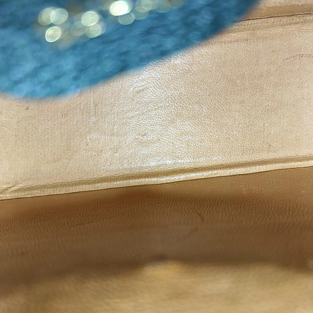 Gucci Bamboo 1947 Green Leather Medium Crossbody Bag en vente 10