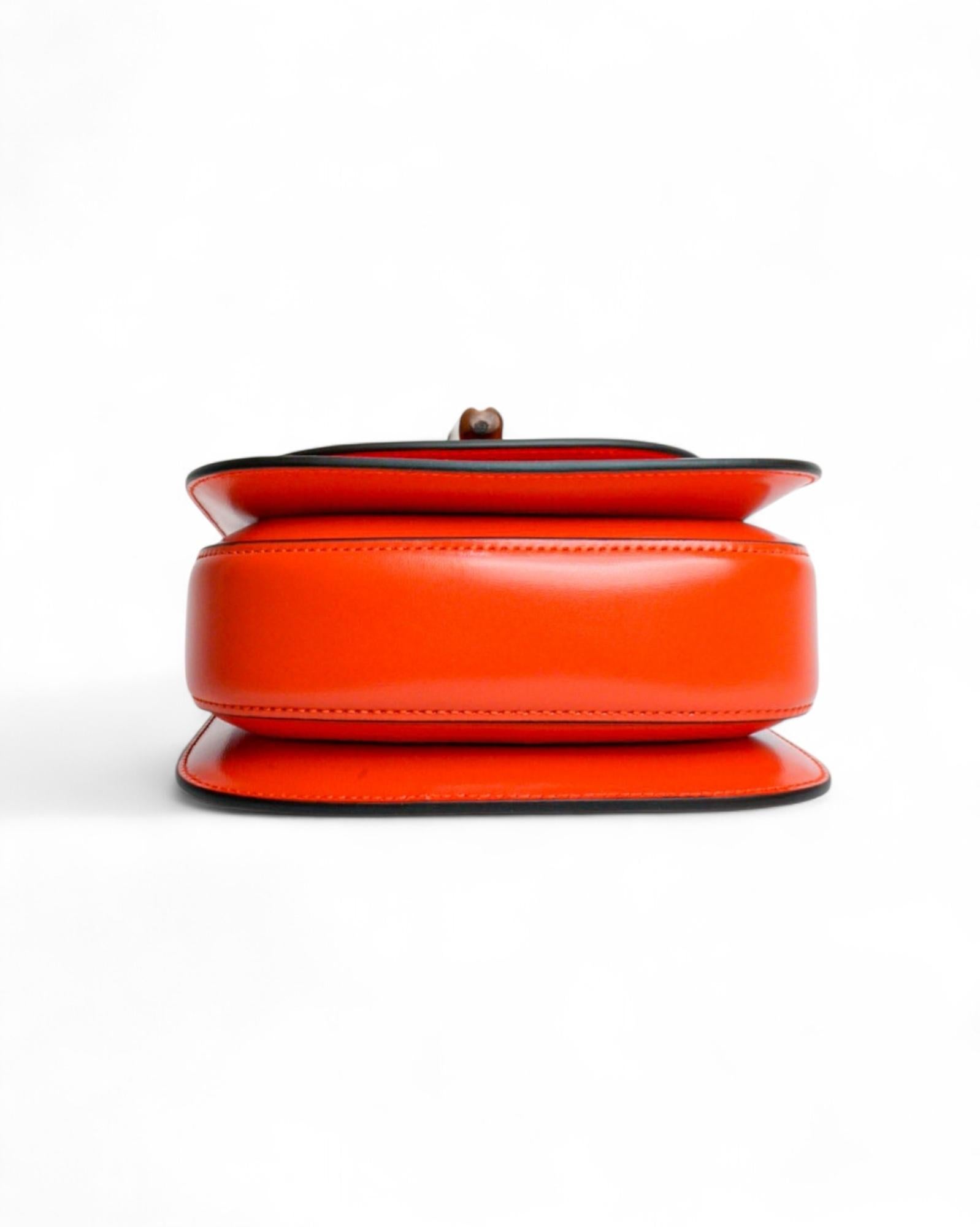 Gucci Bamboo 1947 Mini Orange 7