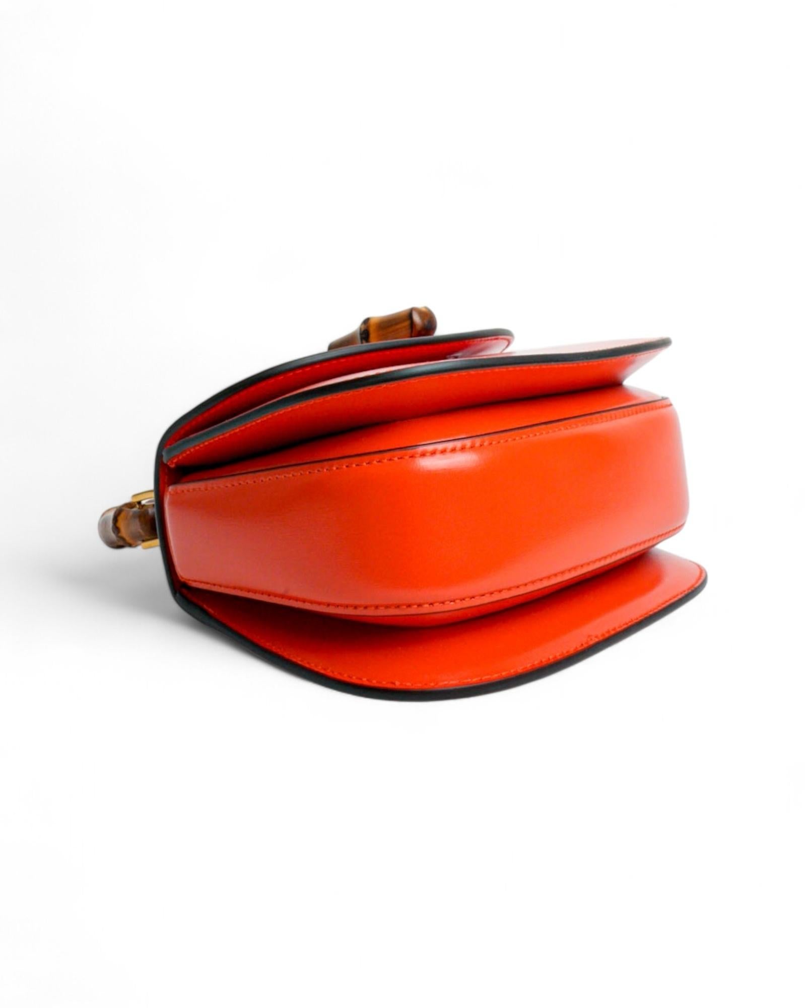 Gucci Bamboo 1947 Mini Orange 11