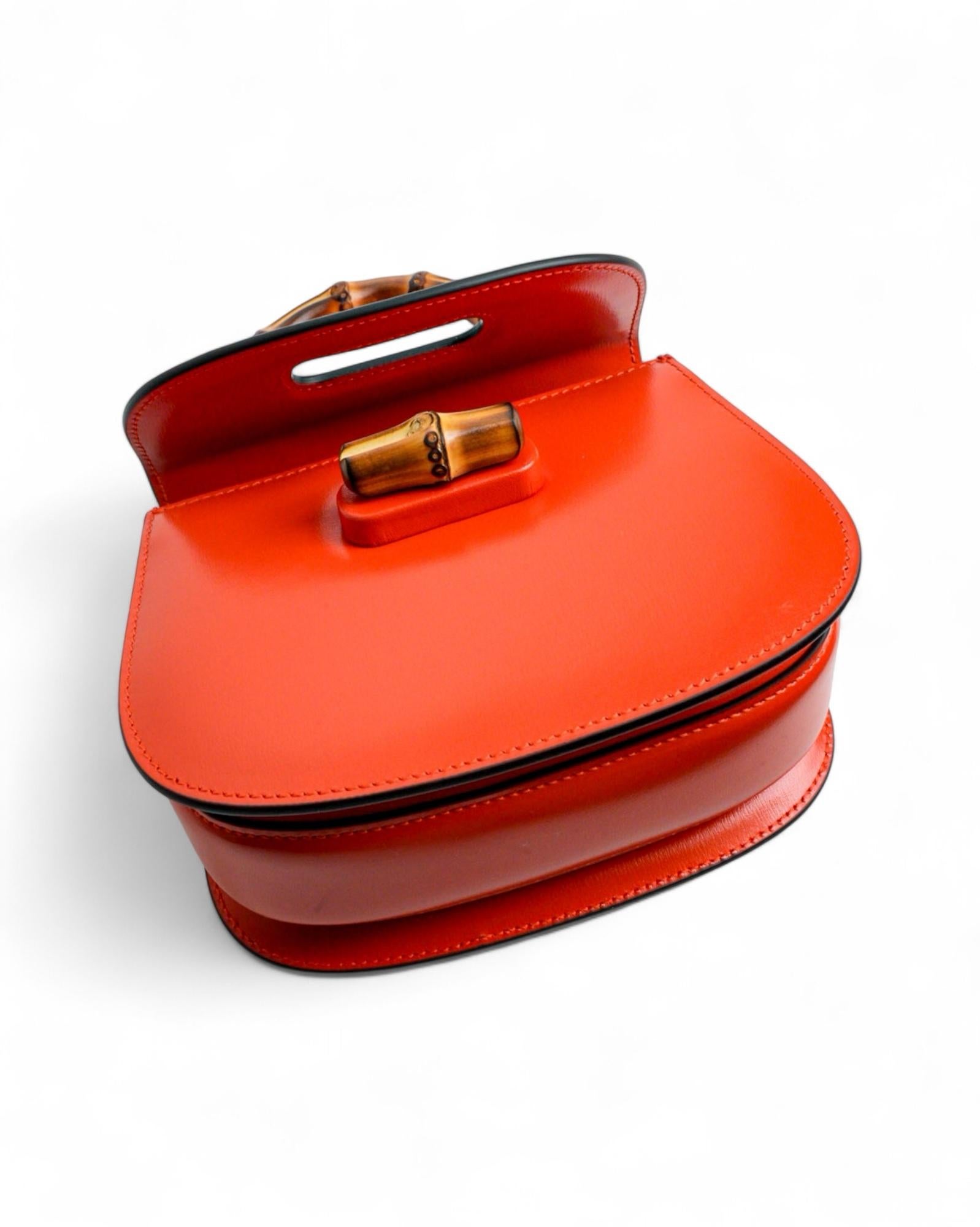 Gucci Bamboo 1947 Mini Orange 12
