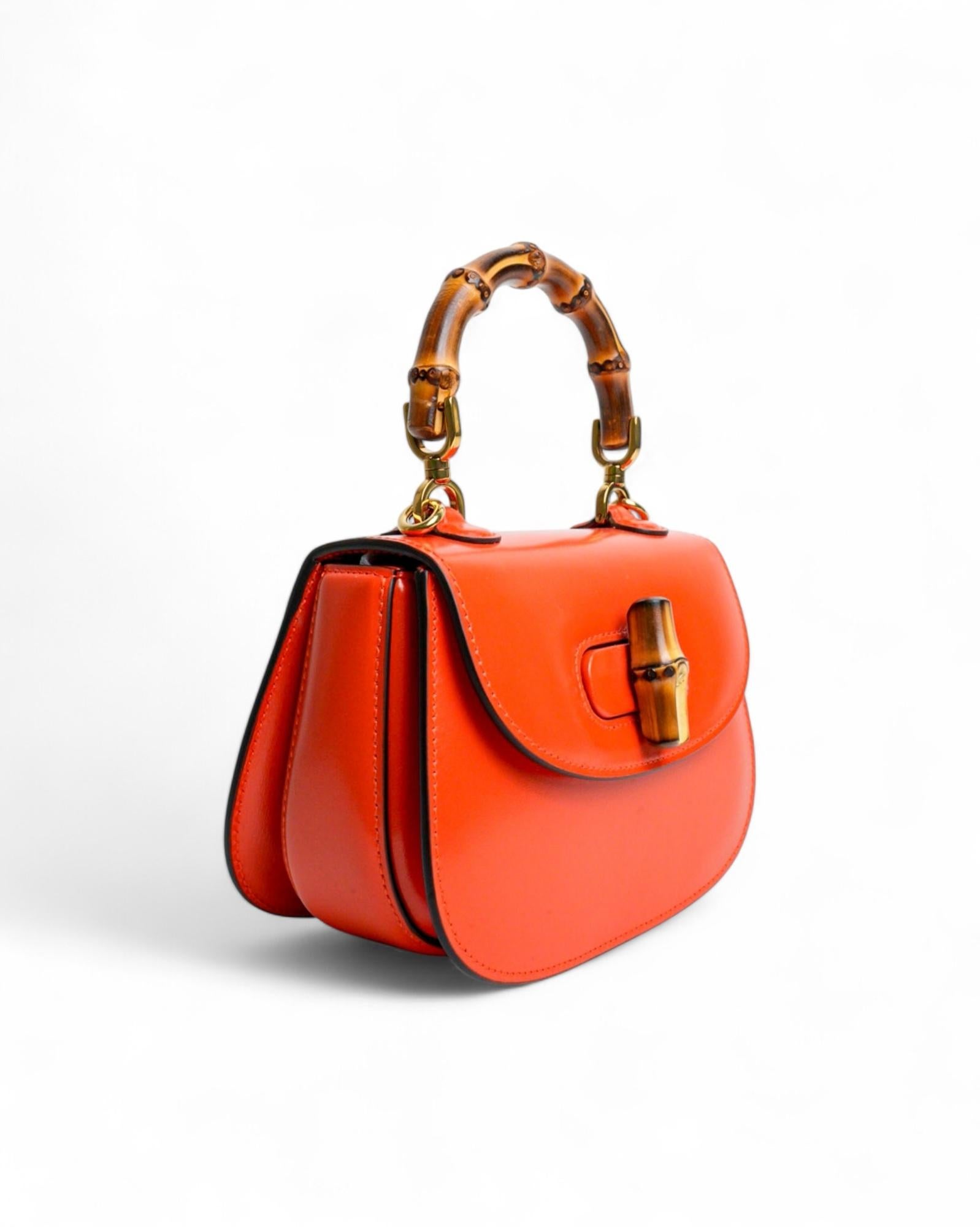 Gucci Bamboo 1947 Mini Orange 3