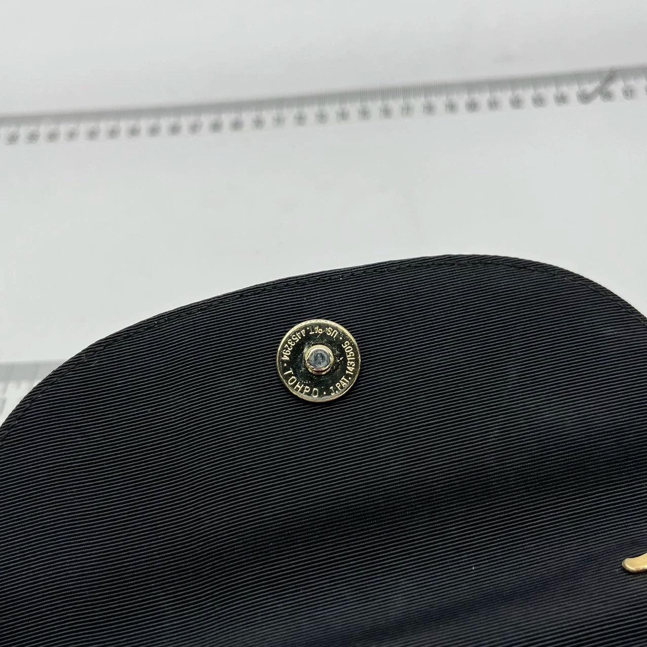 Gucci Bamboo 1947 Night Super Mini Black Nylon Evening Bag with Original Chain 14