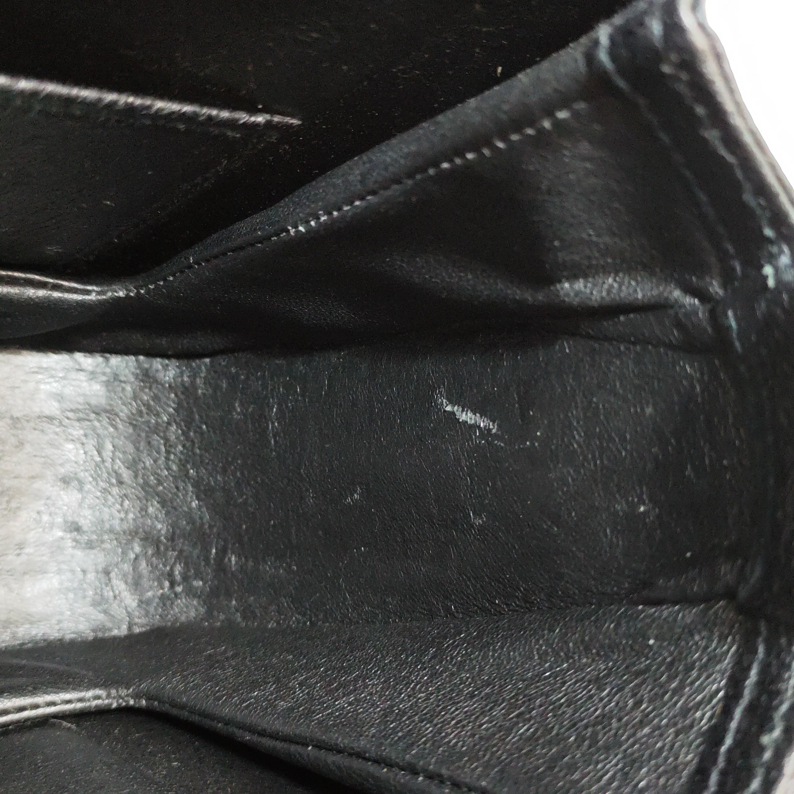 Gucci Bamboo 1947 Small Black Grained Leather Top Handle Bag For Sale 8