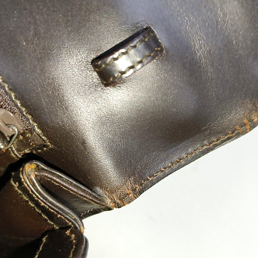 Gucci Bamboo 1947 Top Handle Bag Leather Medium Pony-style Calfskin Leather 5