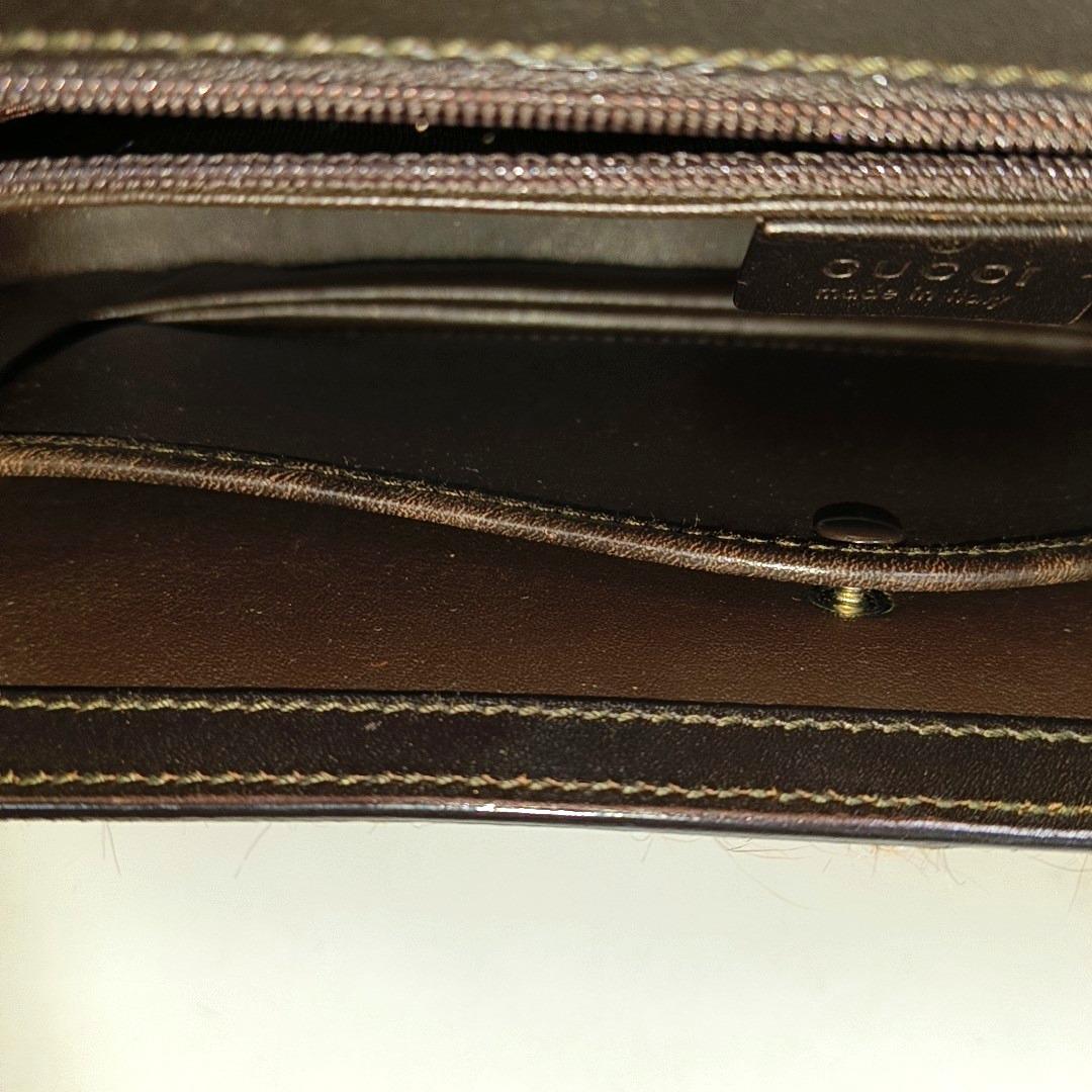 Gucci Bamboo 1947 Top Handle Bag Leather Medium Pony-style Calfskin Leather 6