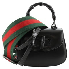 Gucci Bamboo 1947 Top Handle Bag Leather Mini