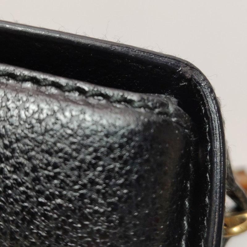 Gucci Bamboo 1947 Top Handle Bag Leather Small Black 7